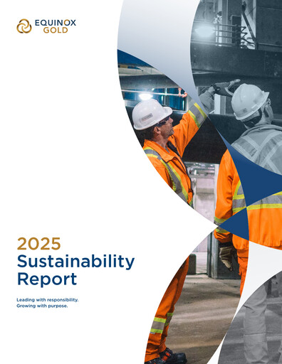 Thumbnail Equinox Gold
 Sustainability Report 2025