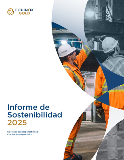 Thumbnail Equinox Gold
 Sustainability Report 2025