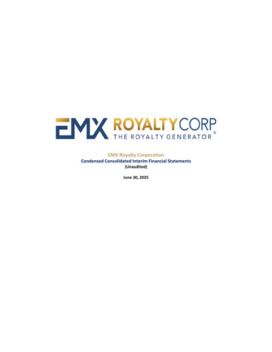 Thumbnail EMX Royalty
 Quarterly Report 2025-q2