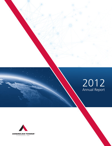 Thumbnail American Tower Annual Report 2012