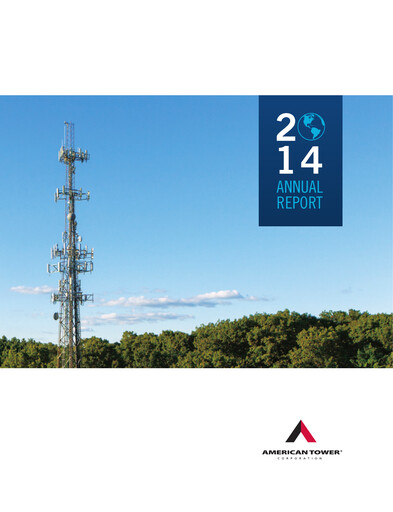 Thumbnail American Tower Annual Report 2014