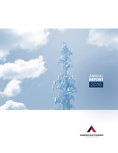 Thumbnail American Tower Annual Report 2016