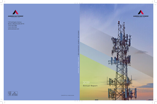 Thumbnail American Tower Annual Report 2019
