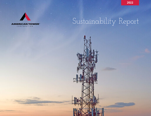 Thumbnail American Tower Sustainability Report 2022