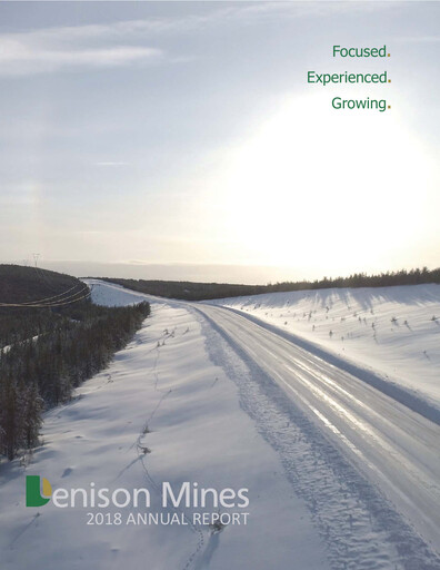 Thumbnail Denison Mines
 Annual Report 2018