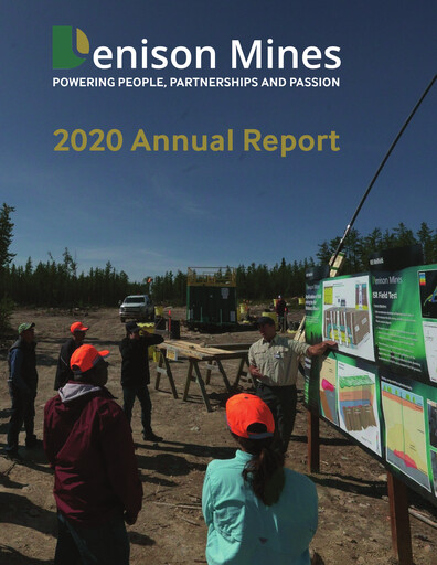 Thumbnail Denison Mines
 Annual Report 2020