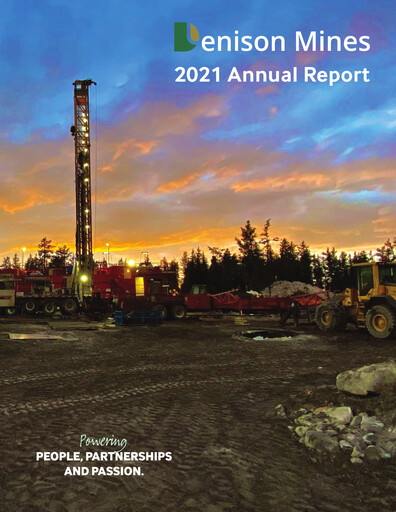 Thumbnail Denison Mines
 Annual Report 2021