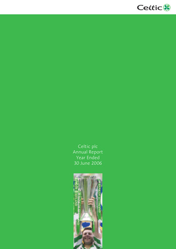 Thumbnail Celtic Annual Report fy2006