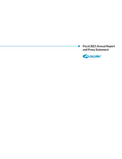 Thumbnail Zscaler Annual Report 2021