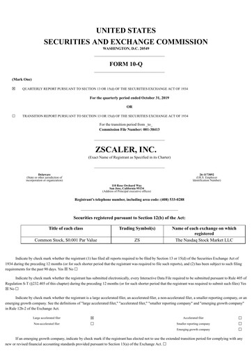 Thumbnail Zscaler Quarterly Report 2020-q1