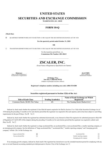 Thumbnail Zscaler Quarterly Report 2021-q1