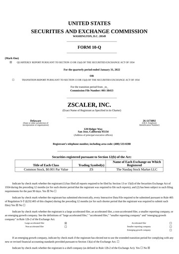 Thumbnail Zscaler Quarterly Report 2022-q2