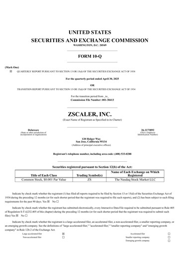 Thumbnail Zscaler Quarterly Report 2025-q3