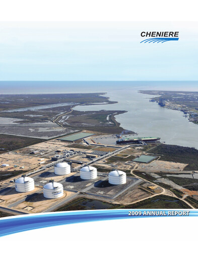 Thumbnail Cheniere Energy
 Annual Report 2009