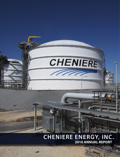 Thumbnail Cheniere Energy
 Annual Report 2010