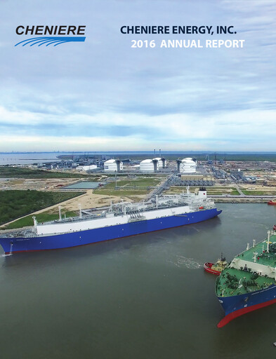 Thumbnail Cheniere Energy
 Annual Report 2016