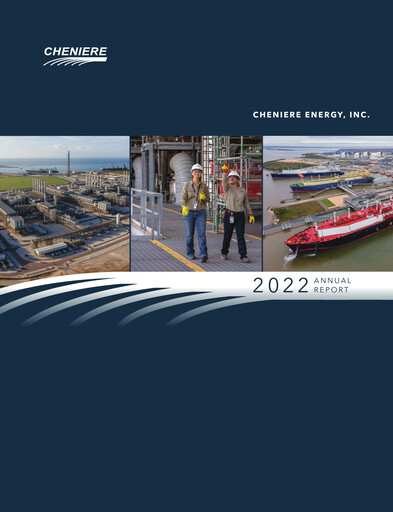 Thumbnail Cheniere Energy
 Annual Report 2022
