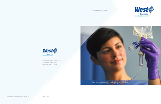 Vorschaubild West Pharmaceutical Services Jahresbericht 2014