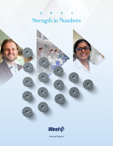 Thumbnail West Pharmaceutical Services Annual Report 2021