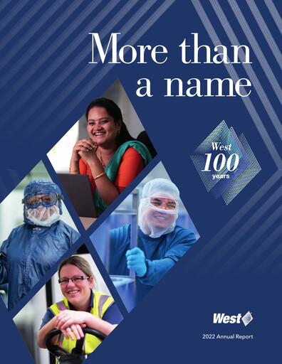 Thumbnail West Pharmaceutical Services Annual Report 2022
