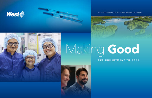 Thumbnail West Pharmaceutical Services Sustainability Report 2024