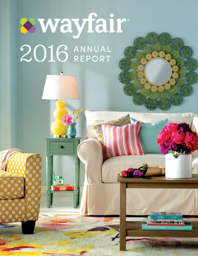 Thumbnail Wayfair Annual Report 2016