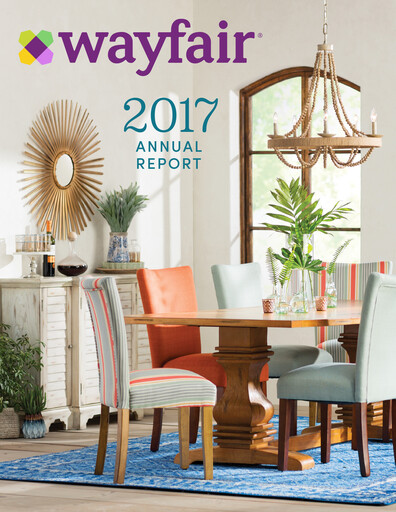 Thumbnail Wayfair Annual Report 2017