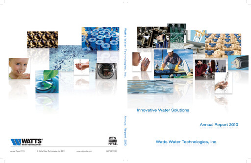 Thumbnail Watts Water Technologies
 Annual Report 2010