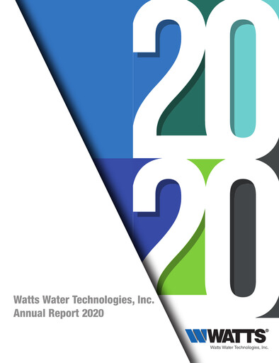 Thumbnail Watts Water Technologies
 Annual Report 2020