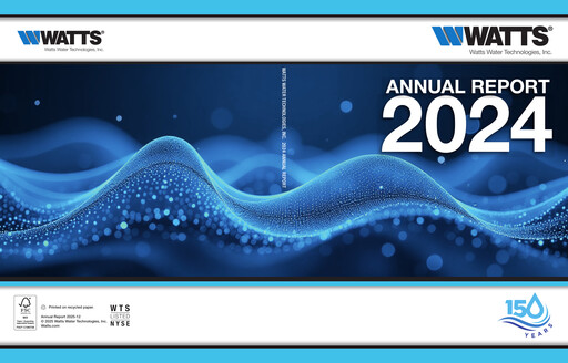 Thumbnail Watts Water Technologies
 Annual Report 2024