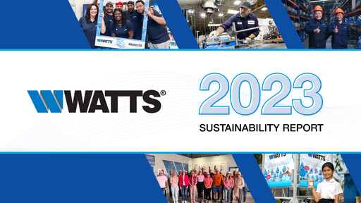 Thumbnail Watts Water Technologies
 Sustainability Report 2023