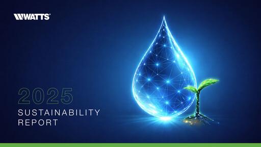Thumbnail Watts Water Technologies
 Sustainability Report 2025