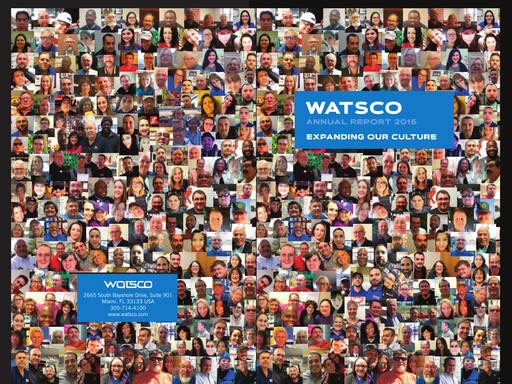Thumbnail Watsco
 Annual Report 2016