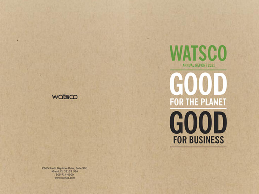 Thumbnail Watsco
 Annual Report 2021