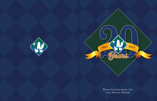 Thumbnail Waste Connections Annual Report 2017