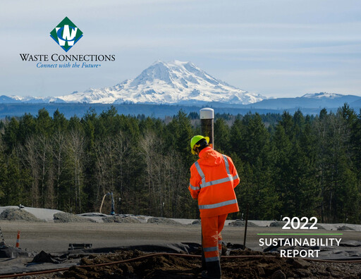 Thumbnail Waste Connections Sustainability Report 2022