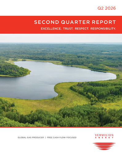 Thumbnail Vermilion Energy
 Quarterly Report 2026-q2