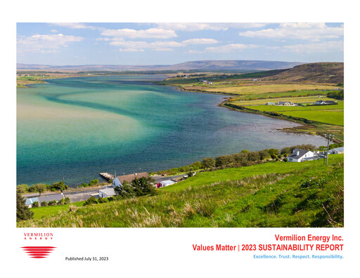 Thumbnail Vermilion Energy
 Sustainability Report 2023