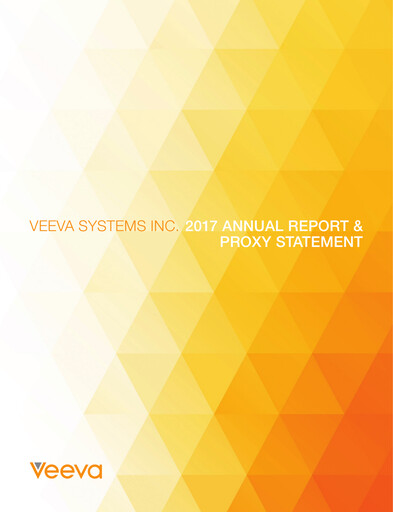 Thumbnail Veeva Systems Annual Report 2017