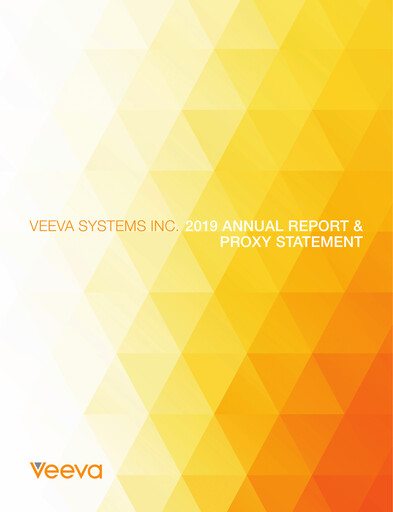 Thumbnail Veeva Systems Annual Report 2019