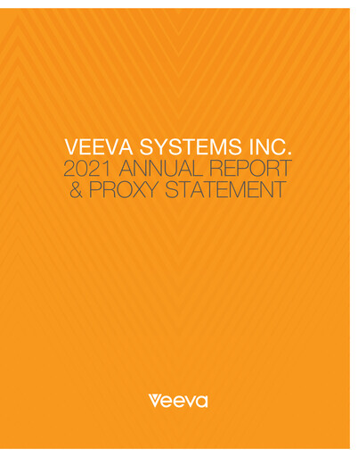 Thumbnail Veeva Systems Annual Report 2021