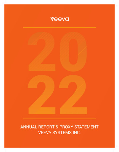 Thumbnail Veeva Systems Annual Report 2022