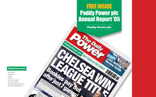 Thumbnail Flutter Entertainment Annual Report 2005