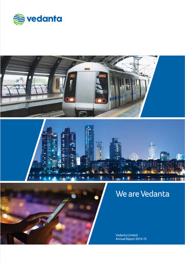 Thumbnail Vedanta Annual Report 2014-2015