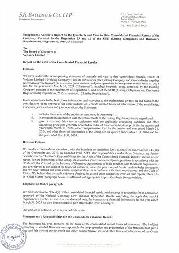 Thumbnail Vedanta Financial Statement 2023-2024