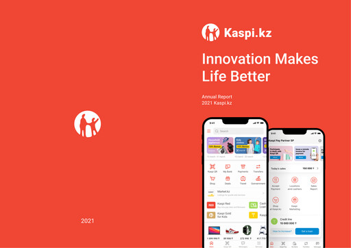 Thumbnail Kaspi.kz Joint Stock Company Annual Report 2021