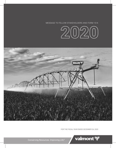 Thumbnail Valmont Industries
 Annual Report 2020