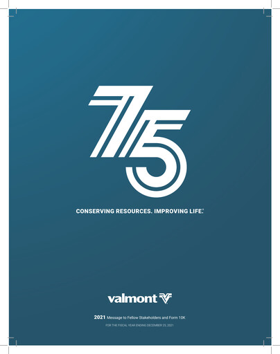 Thumbnail Valmont Industries
 Annual Report 2021
