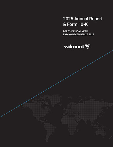 Thumbnail Valmont Industries
 Annual Report 2025