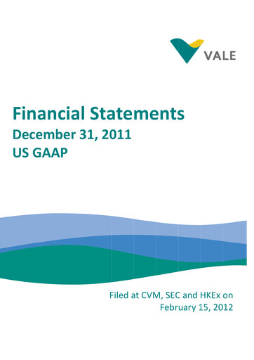 Thumbnail Vale Financial Statement 2011